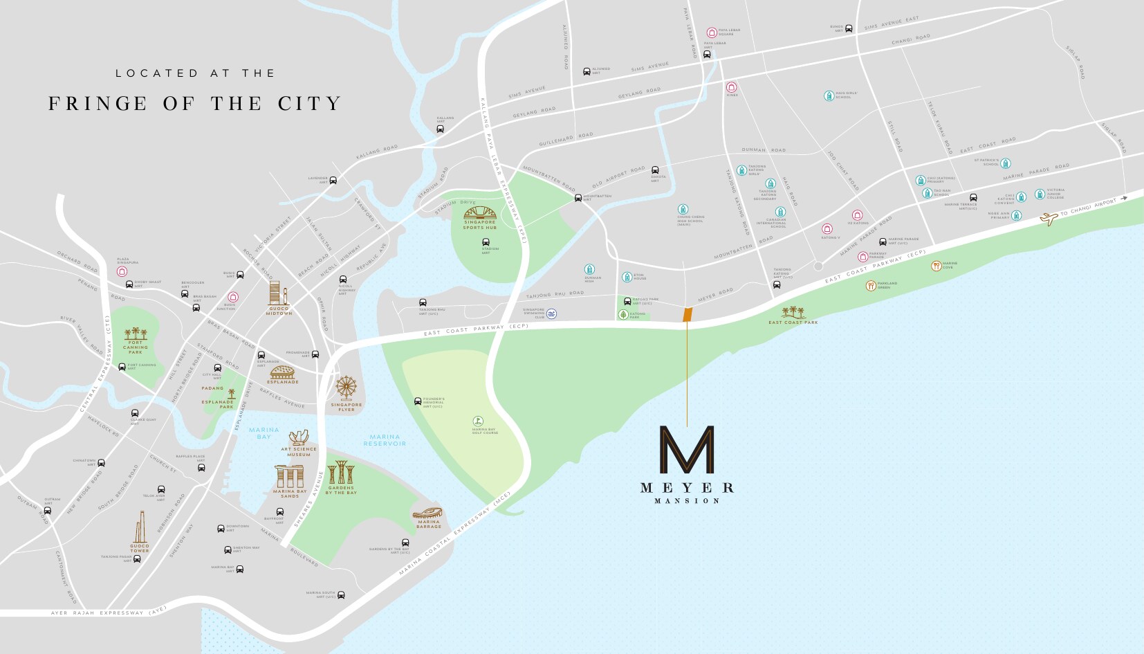 Meyer Mansion location map