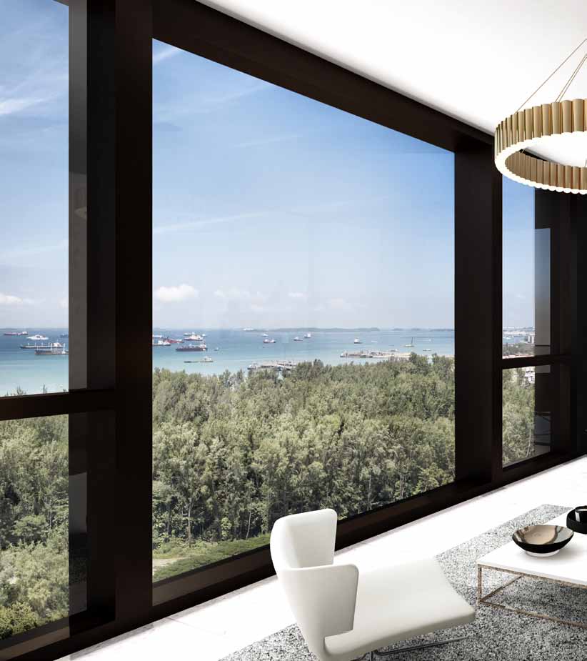 View from a high floor (artist’s impression)